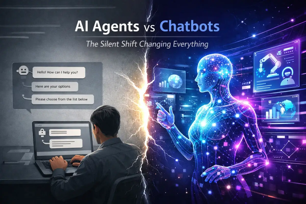 AI Agents vs Chatbots: The Silent Shift Changing Everything - Era Switch