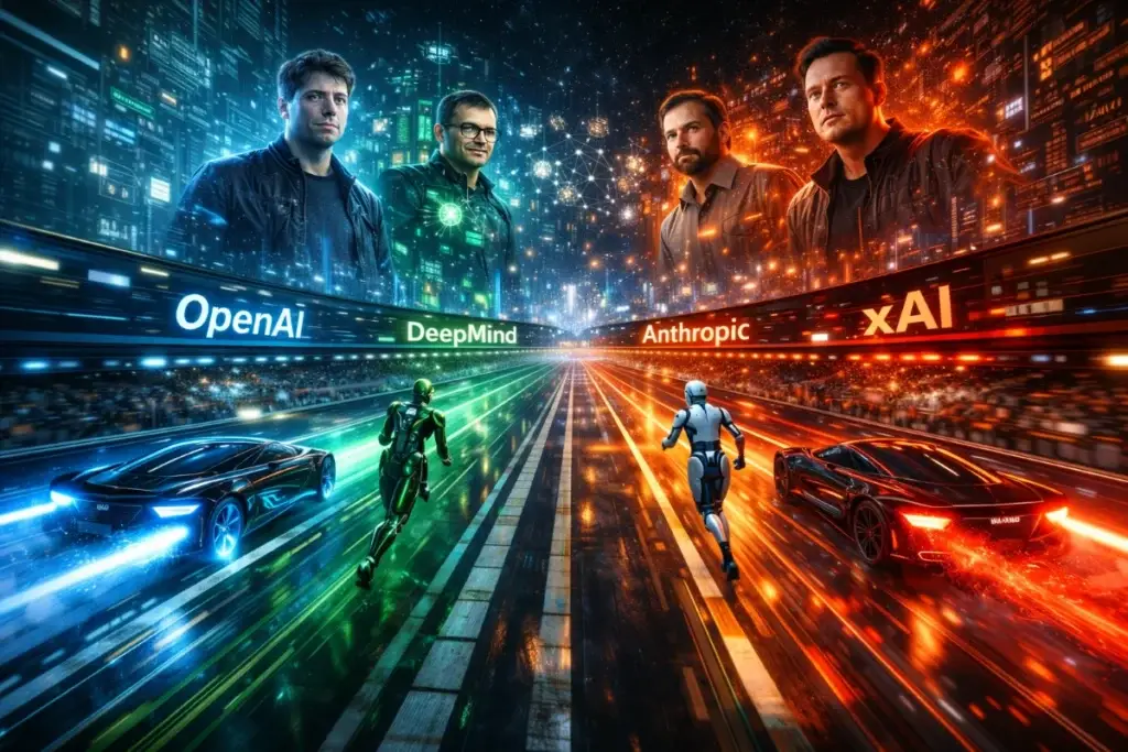 The Agentic AI Race Anthropic, DeepMind, Openai, and xai