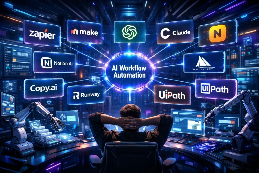 Top 10 AI Tools That Will Replace Repetitive Online Workflows